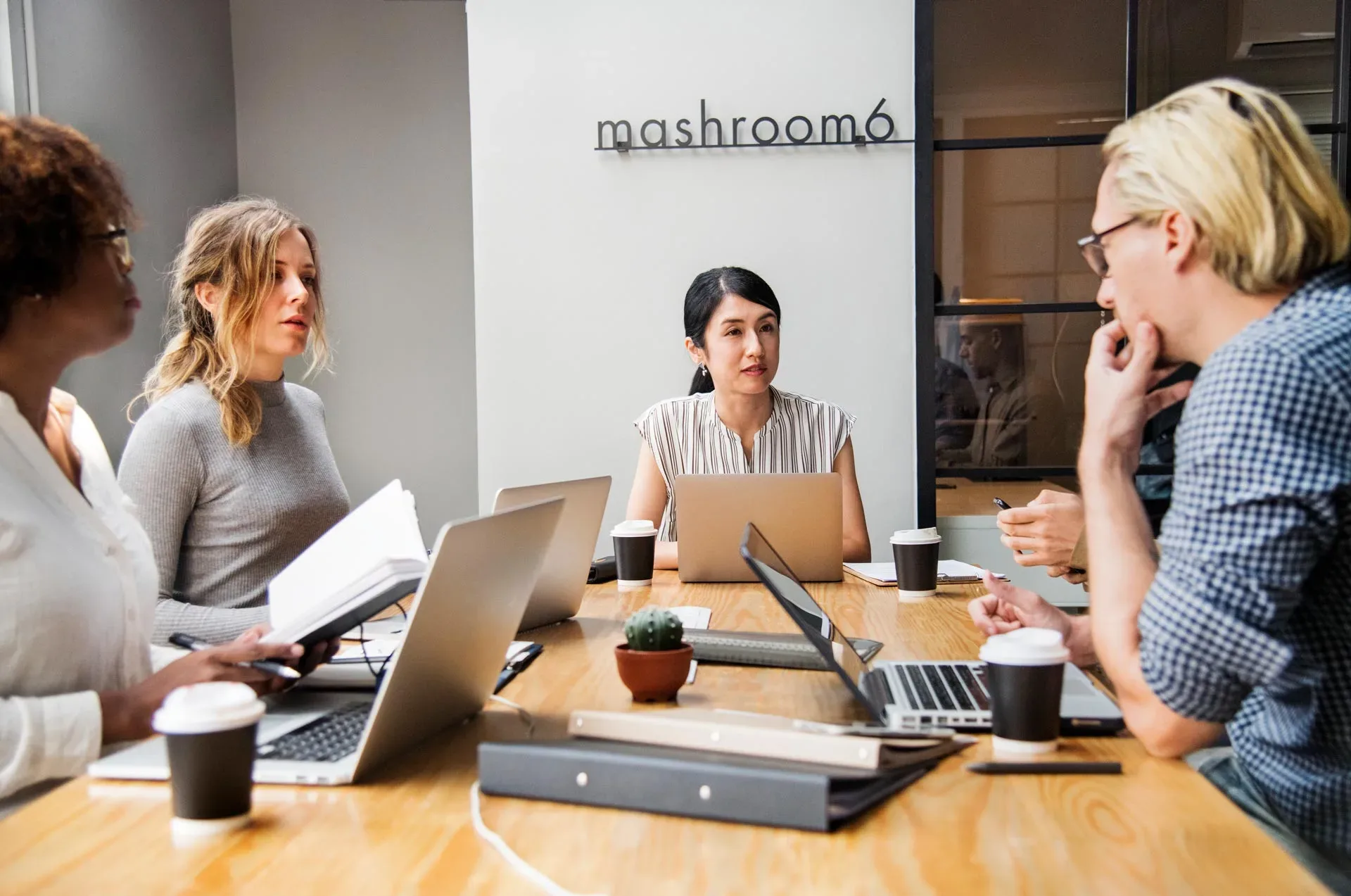 action-african-american american asian black brainstorming